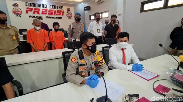 Sejoli Jambret Ponsel di Sukabumi
