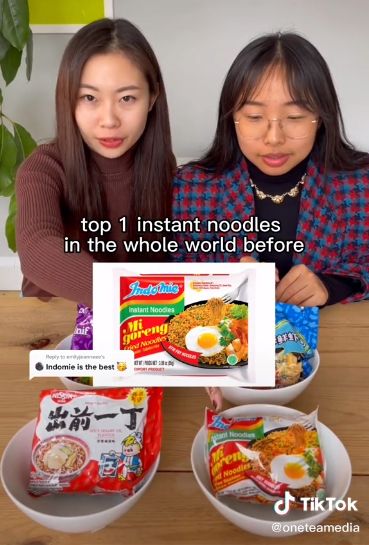 TikToker Kepincut Indomie Goreng dan Berikan Nilai 9