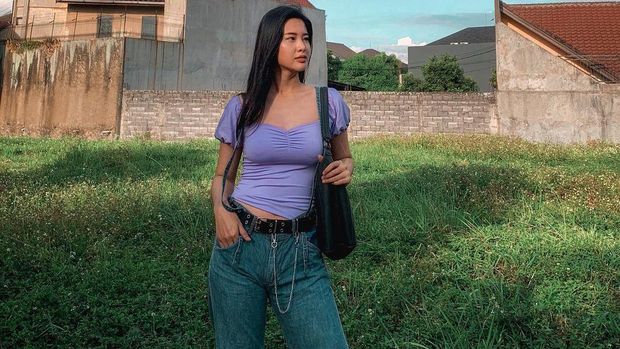 Vinnilya tak sengaja jadi model.