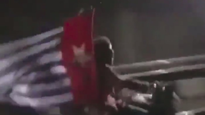 Viral pemotor kibarkan bendera bintang kejora di Cililitan, Jkaarta Timur