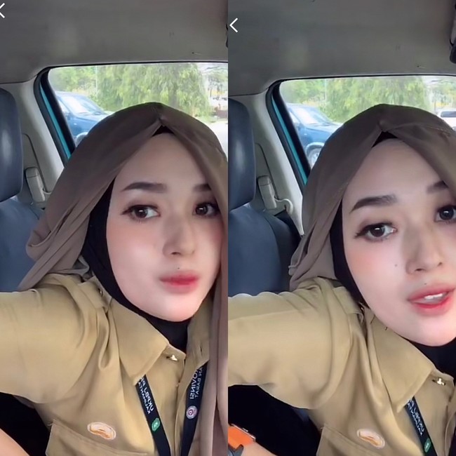 Selain gaya hijab model rambutnya, aksinya memakai nose up pun membuat penasaran netizen. Warganet ada yang bertanya soal nose up tersebut, ada juga yang penasaran dengan gaya hijabnya apakah juga diterapkannya sehari-hari saat bekerja. Gue takut pas narik nafas panjang malah kesedot, takut akun @Danypr01. Takutnya malah ak bisa keluar, sudahlah syukuri ciptaan Tuhan, tutur akun @FathiaJuandi. Btw kerudungnya beli dimana ka? Kenapa modelnya gitu semua, ucap @nrllt. Kak... mau tutorial pake jilbabnya doong, ujar pangguna TikTok @sefaniqaini. Foto: Dok. Tangkapan layar akun TikTok@eislucinta.