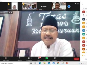Gus Ipul Zoom Meeting dengan RT/RW se-Kota Pasuruan Soal Antisipasi Omicron