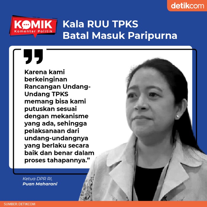 Kala RUU TPKS Batal Masuk Paripurna (Tim Infografis detikcom) Kala RUU TPKS Batal Masuk Paripurna (Tim Infografis detikcom)