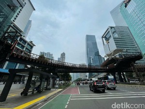 Pelican Crossing Dihilangkan Usai JPO Kapal Pinisi Sudirman Dibuka