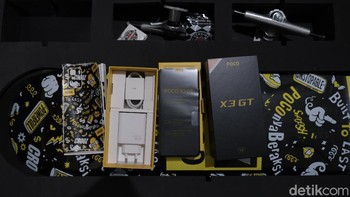 Cara mengikuti rafflenya ada di akun Instagram @poco_id, dan digelar dari 12-18 Desember 2021, dan harga produknya adalah Rp 6,4 juta. Foto: detikINET/Anggoro Suryo Jati