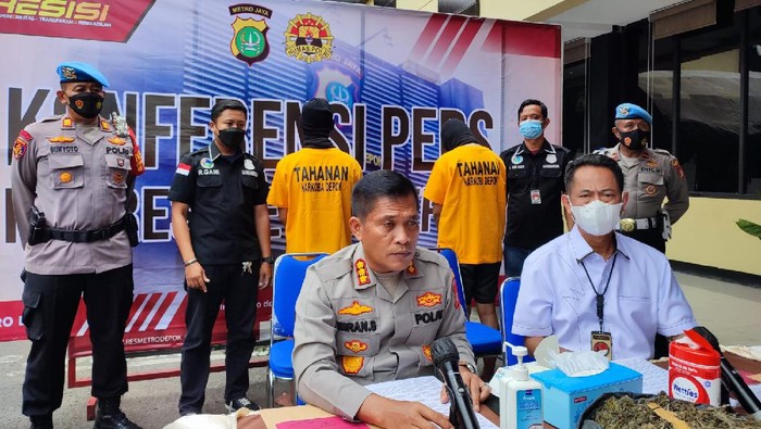 Polresta Depok gagalkan peredaran narkoba untuk malam tahun baru