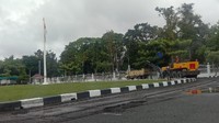 Proyek Aspal Rp 2 Miliar di Rumdin Gubsu Dimulai Meski Ramai Dikritik