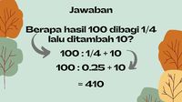 Soal Matematika Sederhana Ini Sering Bikin Orang Kecele, Bisa Kamu Jawab?