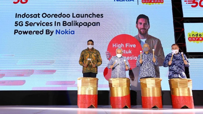 Indosat Ooredoo, perusahaan telekomunikasi digital terdepan di Indonesia,  menghadirkan layanan komersial 5G di Balikpapan, Kalimantan Timur.