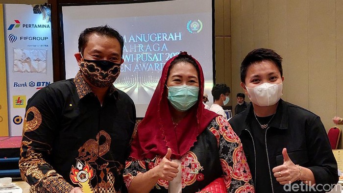 Eng Hian, pelatih ganda putri Indonesia.