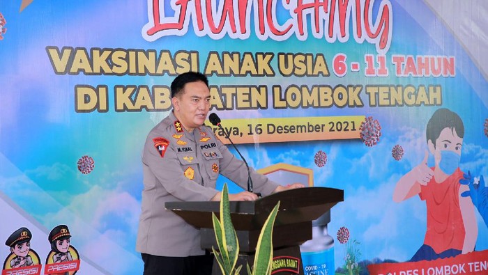 Provinsi Nusa Tenggara Barat (NTB) mulai melakukan vaksinasi Covid-19 untuk anak usia 6-11 tahun pada Kamis (16/12) guna melindungi generasi penerus bangsa.