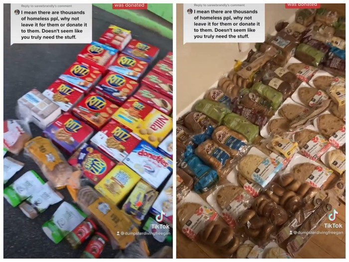 Wanita Ini Hobi Kumpulkan Makanan yang Sudah Dibuang