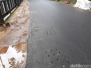 detikcom Do Your Magic: Ada Sumur Resapan, Inilah Jl Lebak Bulus III Usai Hujan