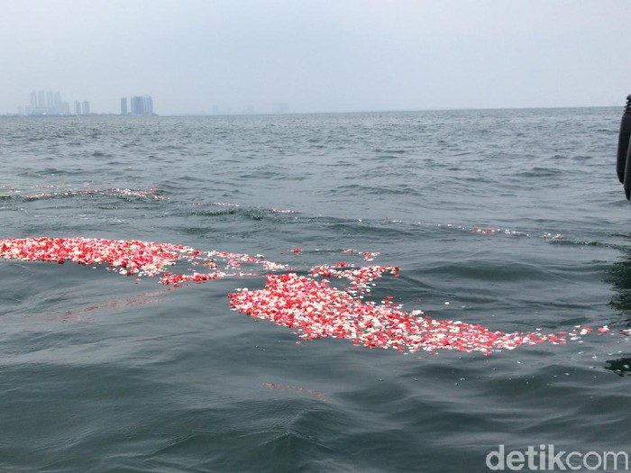 Abu kremasi Laura Anna dilarung ke laut