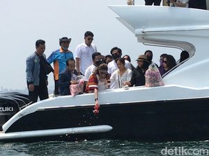 Momen Abu Laura Anna Dilarung ke Laut Ancol