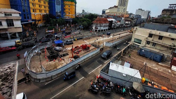 Mengintip Progres Proyek MRT Rute Glodok-Kota