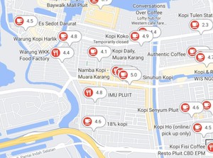 25 Kafe Estetik dan Instagramable Bisa Disambangi di Pluit Karang