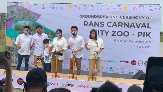 Ground Breaking Rans Carnaval City Zoo PIK2 (Tangkapan Layar via Instagram @raffinagita1717)