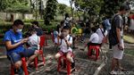 Anak-anak di Jakarta Utara Antusias Ikuti Vaksinasi COVID-19