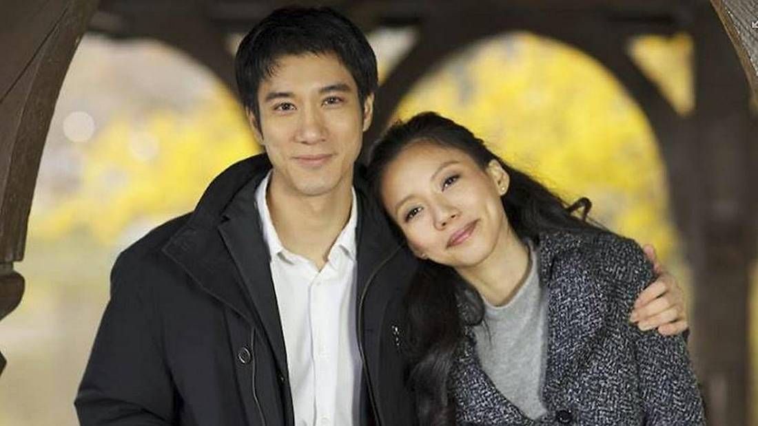 Wang Leehom dan mantan istrinya.