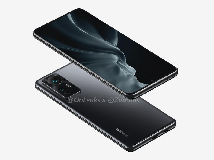 Render desain Xiaomi 12