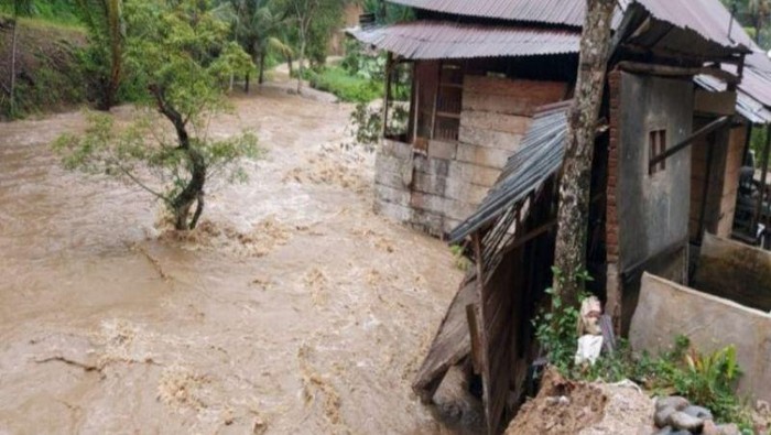 Banjir di Mandailing Natal (Antara)