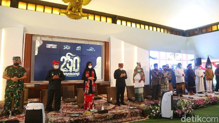 doa bersama di HUT ke-250 Banyuwangi