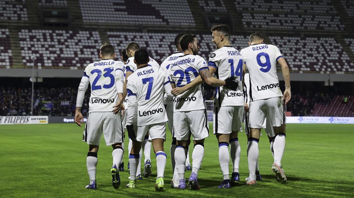 Inter Milan sudah bikin 103 gol sepanjang 2021 (AP/Alessandro Garofalo)