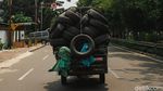 Dari Ban Bekas Ini, Untung Memutar Roda Kehidupan