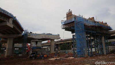 Pengerjaan Terkini Proyek Tol Becakayu di Prumpung
