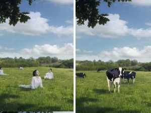 Netizen Marah! Iklan Susu Korea Selatan, Wanita Berubah jadi Sapi