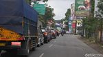 Akhir Pekan, Antrean Kendaraan Terlihat di Kawasan Wisata Lembang