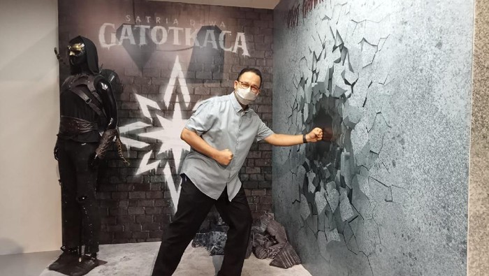 Anies saat mengunjungi acara Pop Art Jakarta, SCBD. (Foto: Anggi/detikcom)