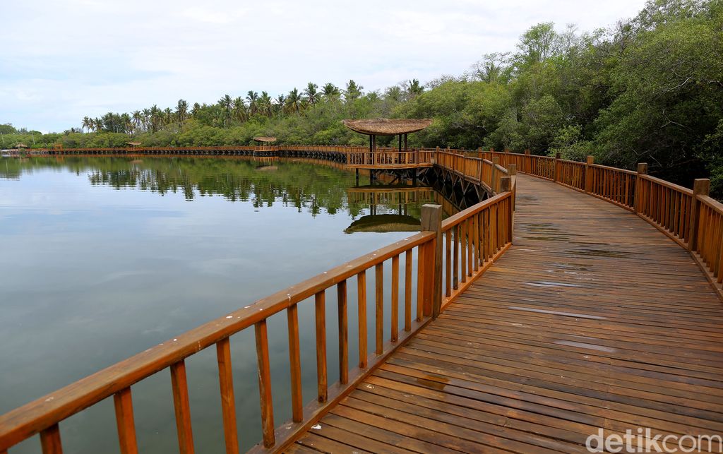 Danau Air Asin di Gili Meno, Lombok, NTB