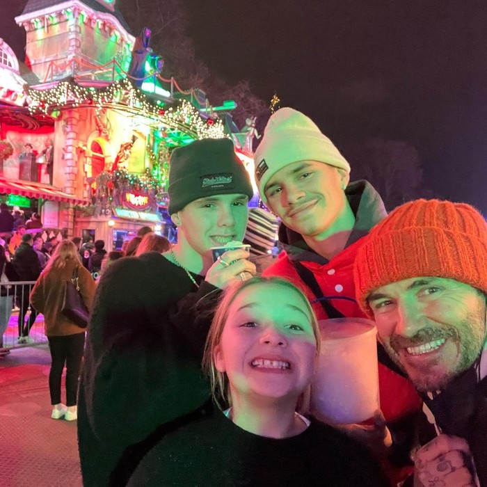 David Beckham di Winter Wonderland