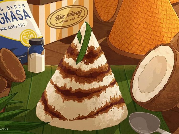 Keren! Begini Tampilan Makanan Indonesia Dalam Gambar Animasi