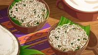 Harousel membuat aneka makanan khas Indonesia, mulai makanan sehari-hari yang dikenal banyak orang hingga makanan khas yang belum populer. Seperti salah satunya Aunu Senebre, olahan ikan teri asal Papua. Foto: Instagram @harousel