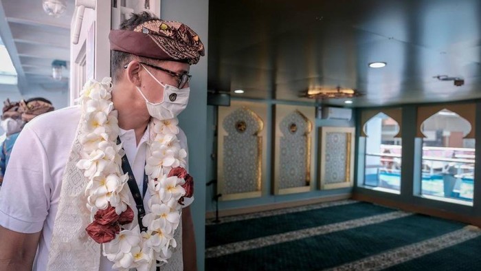 Menparekraf Resmikan KM Kirana VII di Pelabuhan Benoa Bali, Sabtu (18/12/2021).