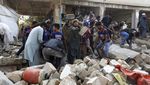 Ngeri! Dahsyatnya Ledakan Gas yang Hancurkan Kantor Bank di Pakistan
