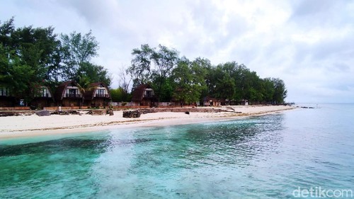 Pantai di Gili Meno, Lombok, NTB