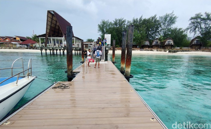 Pantai di Gili Meno, Lombok, NTB