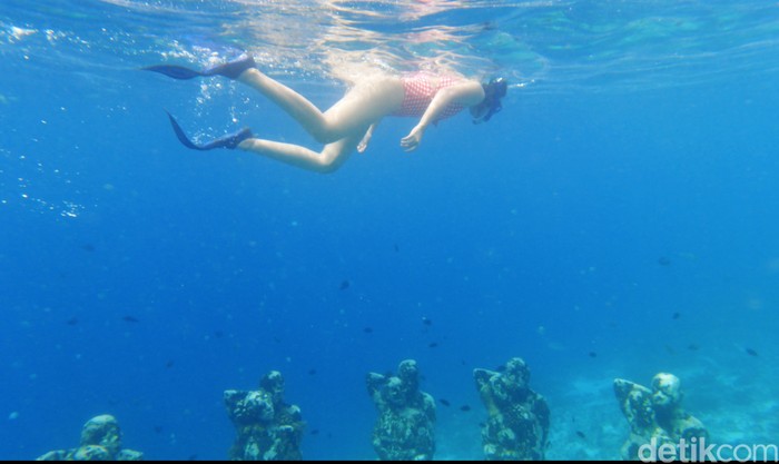 Potret Underwater di Gili Meno Lombok NTB