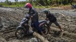 Tolong! Jalan Nasional Trans Kalimantan Rusak Parah