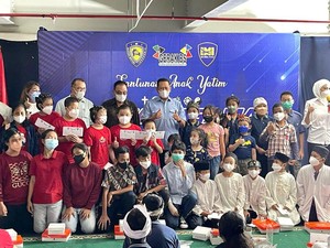 Gandeng GERAK BS & IMI, Bamsoet Berikan Santunan ke 200 Anak Yatim