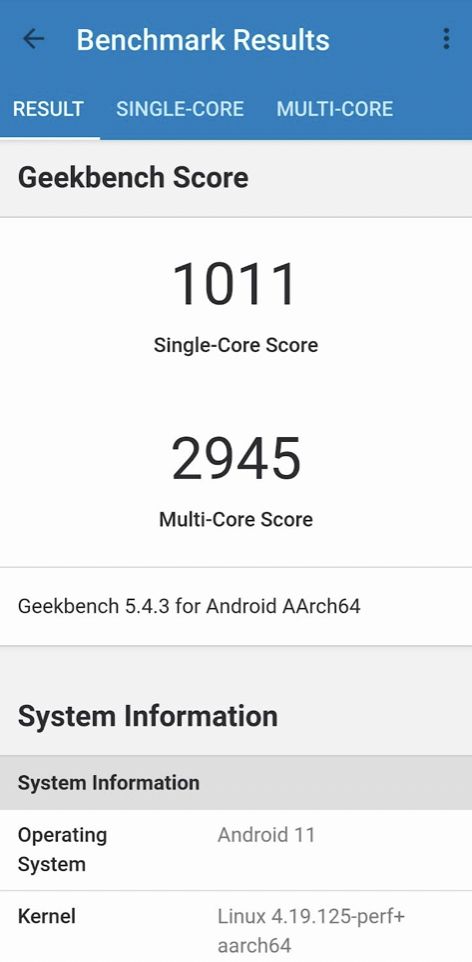 Benchmark Realme GT Neo 2 5G Hasil benchmark Realme GT Neo 2 5G