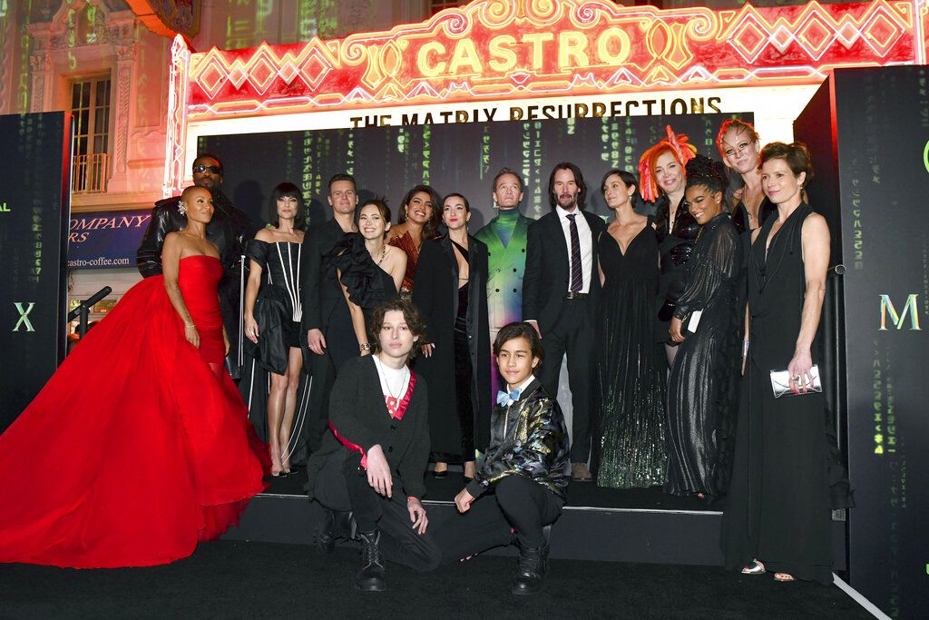 Carrie-Anne Moss arrives at the premiere of 