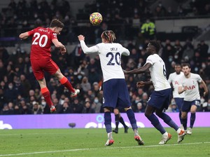 Sengit! Tottenham Vs Liverpool 1-1 hingga Turun Minum