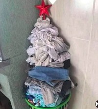 fotoinet pohon natal kreatif