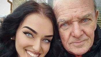 Dirinya sendiri banyak diedit, kakeknya dibiarkan tetap tua. Foto: Boredpanda