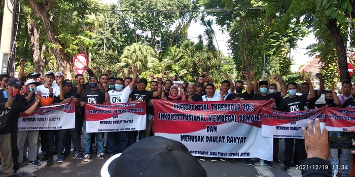 Gemas Jatim Sebut Presidential Threshold 20% Cederai Demokrasi